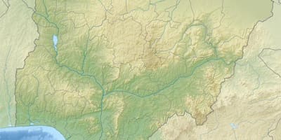 Kat jeyografik nan nijerya montre sekou
